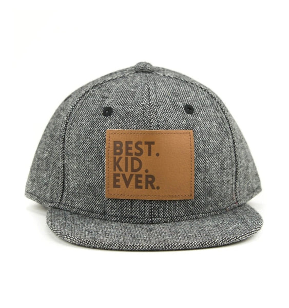 Tweed BEST KID EVER Snapback Hat